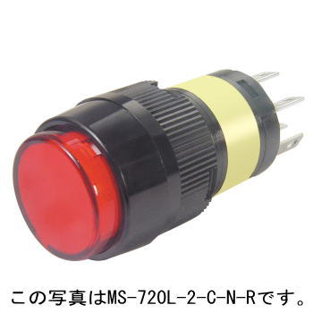 【M2DT-90A1-00ER】[受注生産品]表示灯(丸形・照光部:赤)