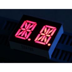 【104990122】Dual Alphanumeric 14 Segment LED - Red 0.54 inch