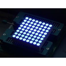 【104990126】38mm 8x8 square matrix LED - Blue Common Anode
