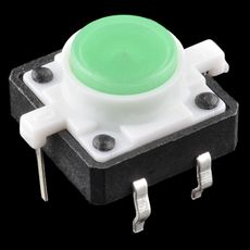 【COM-10440】LED Tactile Button - Green