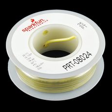 【PRT-08024】Hook-up Wire - Yellow(22 AWG)