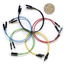 【PRT-08431】Jumper Wires Premium 6inch M/M Pack of 10