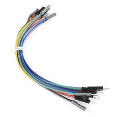 【PRT-11709】Jumper Wires Premium 6inch M/M - 20 AWG(10 Pack)