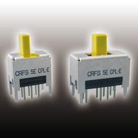 【CRFS-2204】スライドスイッチ 高周波対応 2回路 2接点 上部設定型 10mm
