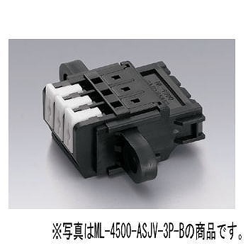 【ML-4500-ASJV-4PB】【在庫処分セール】 2ピース型スクリューレス端子台(レセプタクル，垂直取付け)5.08mmピッチ 10A 300V 4極