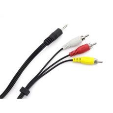 【321030002】3.5 mm Jack to 3 RCA Adapter Cable - 150mm