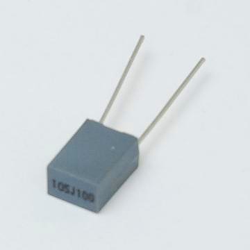 【CL21XB-DC100V0.1UF】メタライズドポリエステルフィルムコンデンサー(プラスチック容器)100V 0.1μF