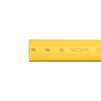 【W18Y】熱収縮チューブ 耐熱タイプ 黄 8mm