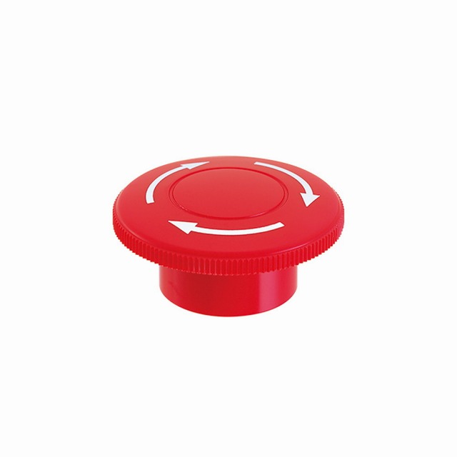 【AVN3BR】ボタン φ40プッシュロックターンリセット用(AVN3用) 赤