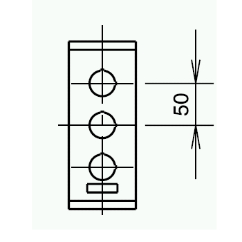 【KGN311Y】コントロールボックス(3点用)鋼板製