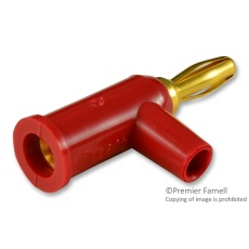 【4897-2】BANANA PLUG STACKABLE 15A SCREW RED