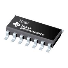 【TL064CDR】4回路 低消費電力 JFET入力 オペアンプ SOIC