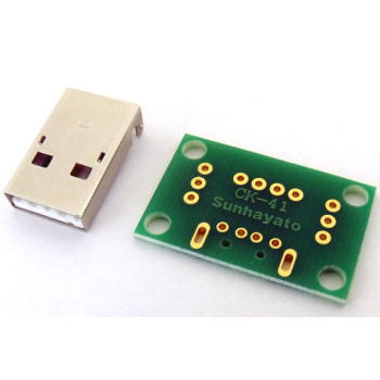 【CK-41】コネクター変換基板 USB2.0コネクター