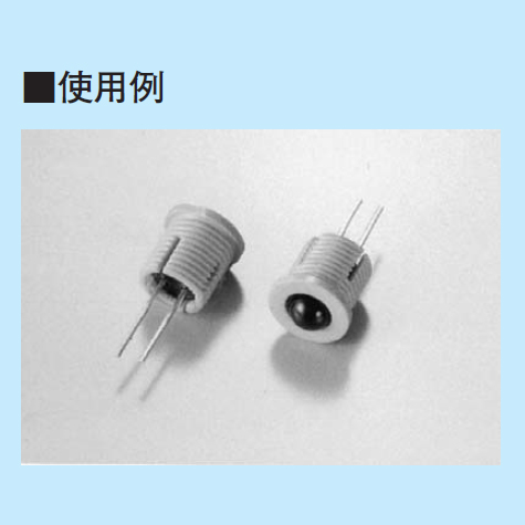 パネル用 LED取付ブラケット(φ5用)赤(10個入)【PQ-5-7 赤】