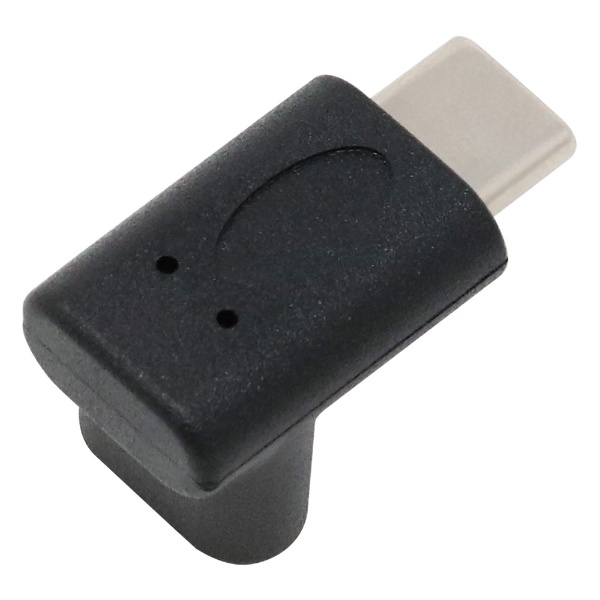 USB3.1Gen2変換アダプタ Cメス - Cオス 縦L型【U32CC-UFAD】