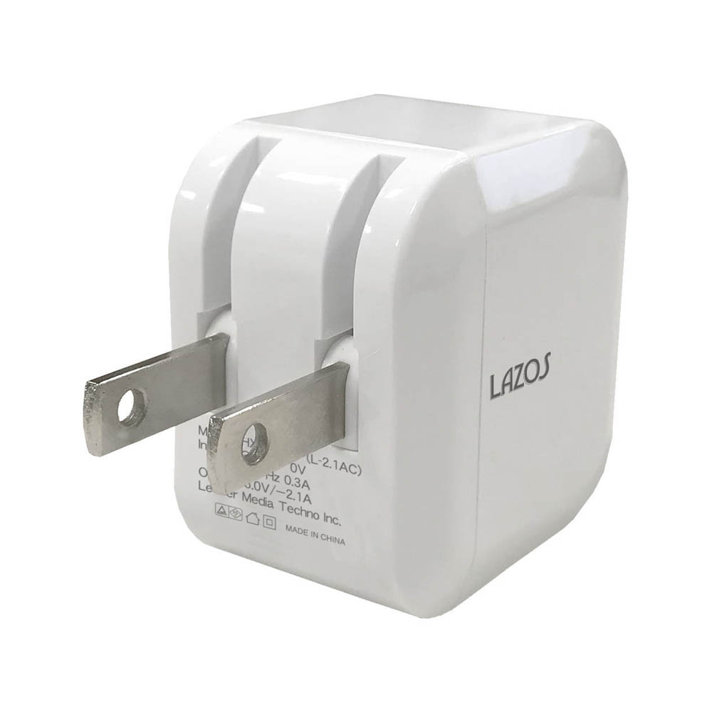USB-AC充電器(1口、2.1A)【L-2.1AC】