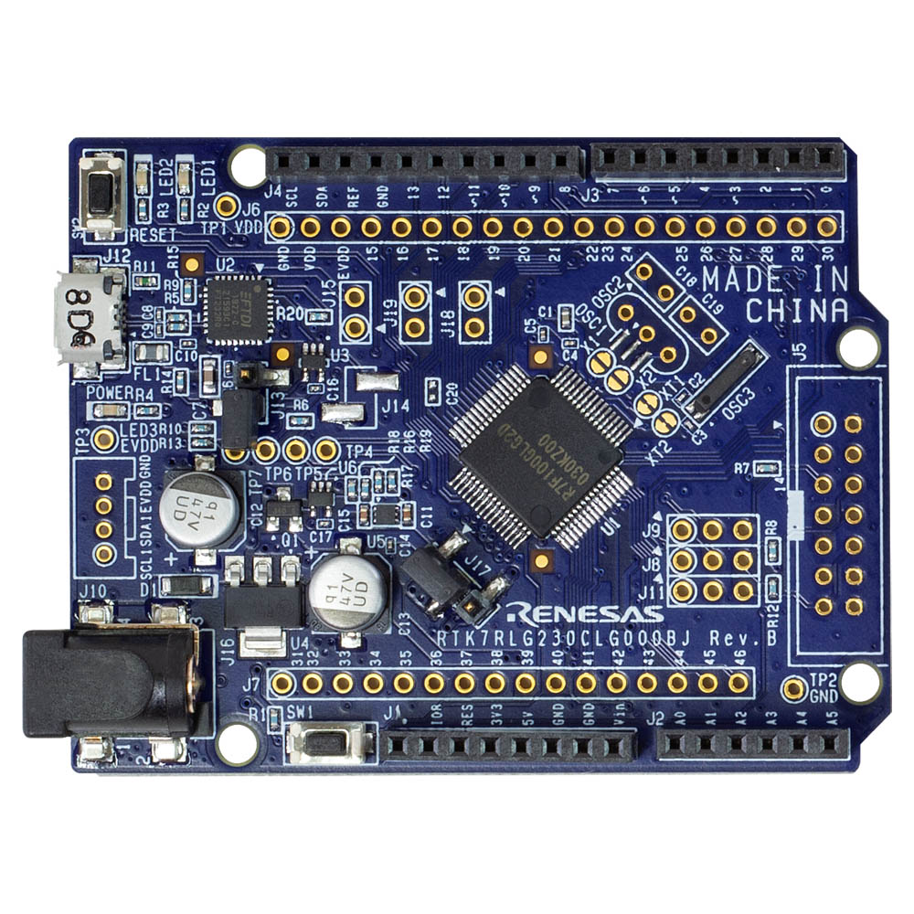 Fast Prototyping Board for RL78/G23【RTK7RLG230CLG000BJ】