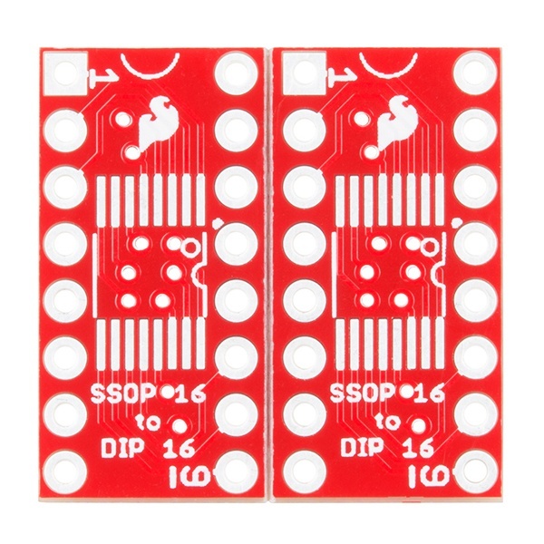 SparkFun SSOP to DIP Adapter - 16-Pin【BOB-13994】