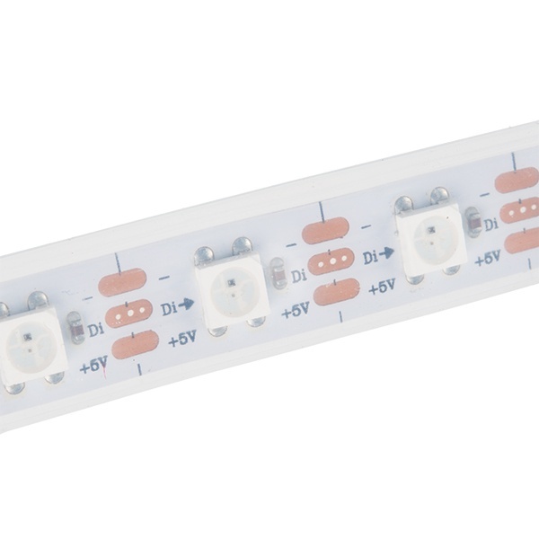 LED RGB Strip - Addressable、Sealed、1m (APA104)【COM-15205】