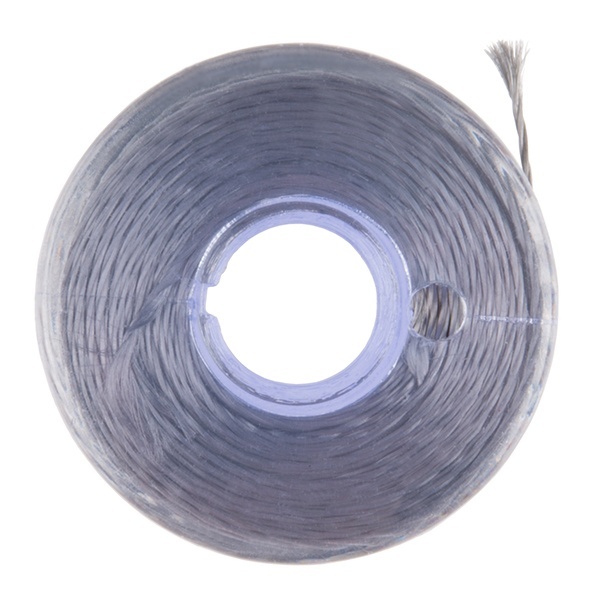 Conductive Thread Bobbin - 12m (Smooth、Stainless Steel)【DEV-13814】