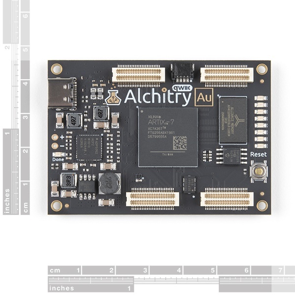 Alchitry Au FPGA Development Board (Xilinx Artix 7)【DEV-16527】
