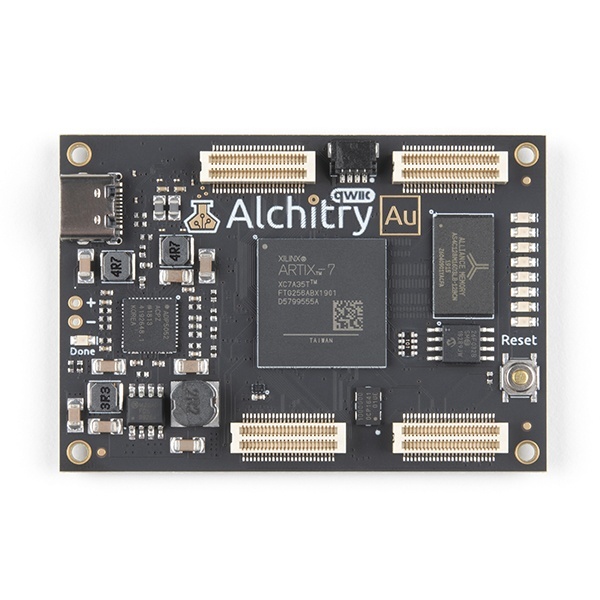 Alchitry Au FPGA Development Board (Xilinx Artix 7)【DEV-16527】