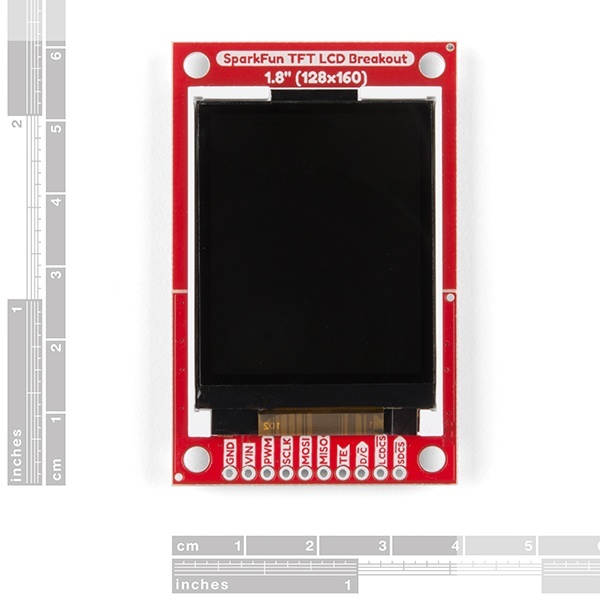 SparkFun TFT LCD Breakout - 1.8” (128x160)【LCD-15143】