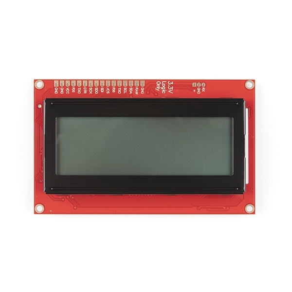 SparkFun 20x4 SerLCD - RGB Backlight (Qwiic)【LCD-16398】