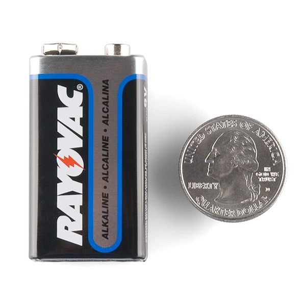 9V Alkaline Battery【PRT-10218】