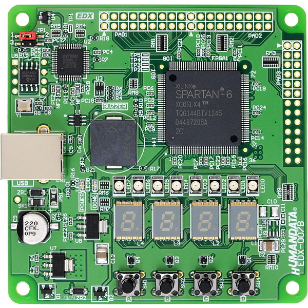 FPGA Spartan-6搭載 教育用ボード【EDX-007】
