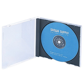 DVD・CDケース(ブラック)【FCD-PN30BK】