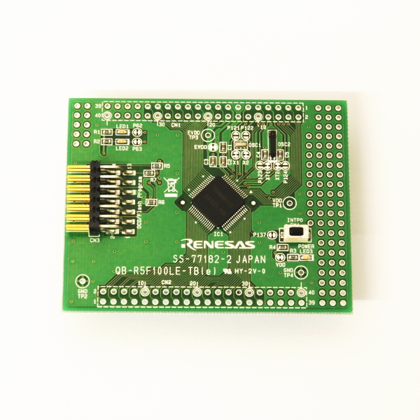 CPU board for RL78/G13(64-pin/ROM64KB)【QB-R5F100LE-TB】