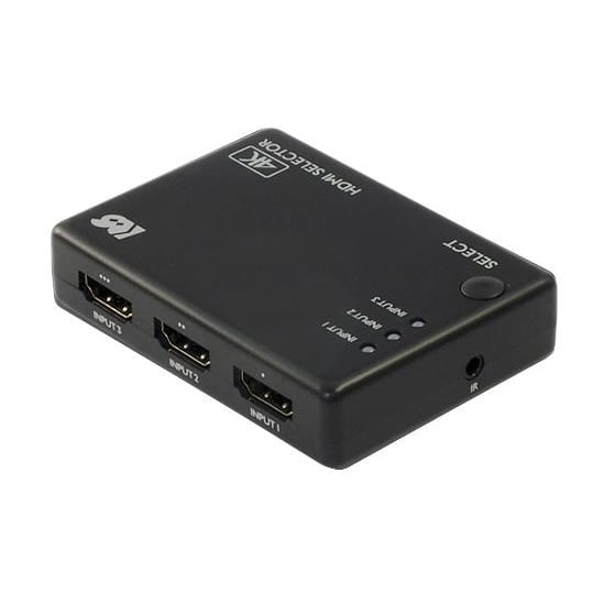 HDMI切替器(4K/60Hz対応、3入力1出力)【RS-HDSW31-4KZ】
