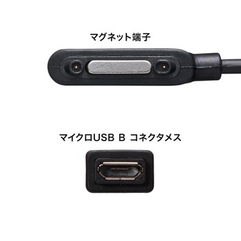 Xperia用充電変換アダプター (microUSB-充電端子)【AD-USB21XP】