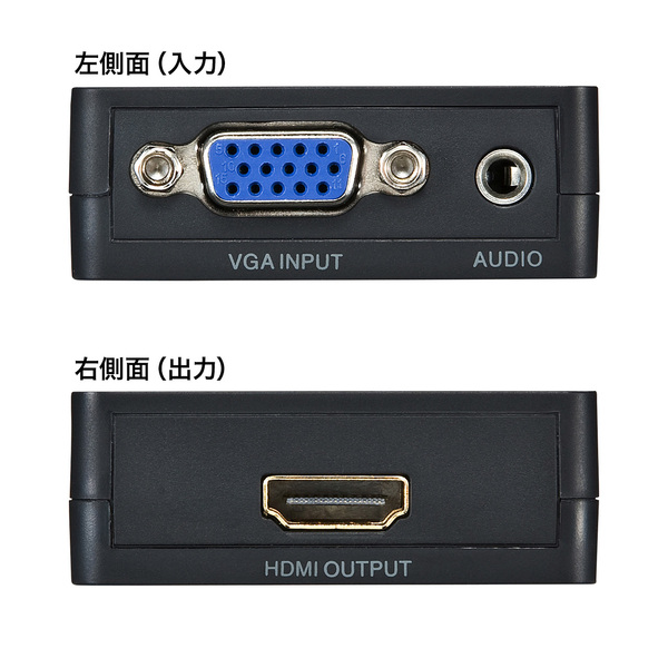 VGA信号HDMI変換コンバーター【VGA-CVHD2】