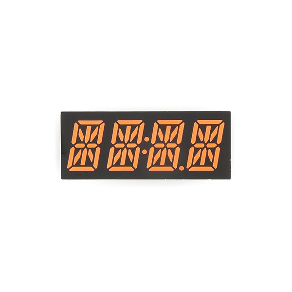 14-Segment Alphanumeric Display - Pink【COM-21214】