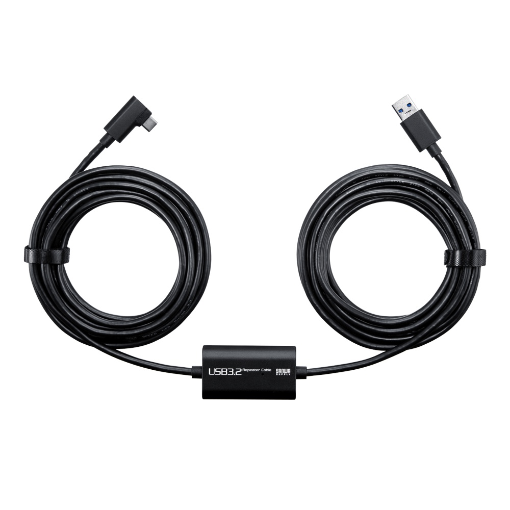 USB3.2 A-TypeCロングケーブル(5m・VRヘッドセット対応)【KB-USB-RLC305】