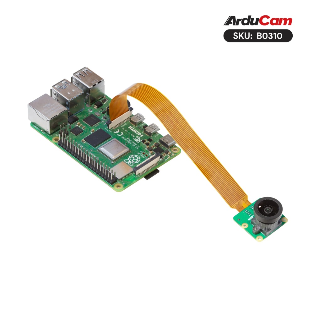 Arducam IMX708搭載 Raspberry Pi用 固定焦点カメラモジュール(超広角M12)【UCTRONICS-B0310】
