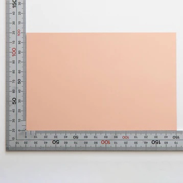 銅張積層基板（カット基板）（ガラスコンポジット片面／100×150×1.0t）（No.E43）【E43】