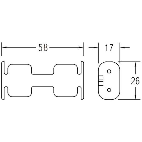 電池ケース 単3×2本 リード線 背中合わせ【BH-322-1A】
