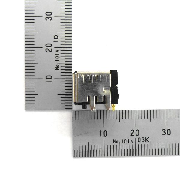 DCジャック 2.1mm 基板取付け用 金属加工済み【GB-DCJ-2125F-BM】