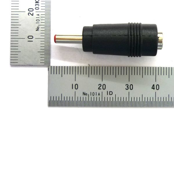DCジャック 2.1mm - DCプラグ 1.3mm(変換プラグ)【GB-DCT-2.1F-1.3M】
