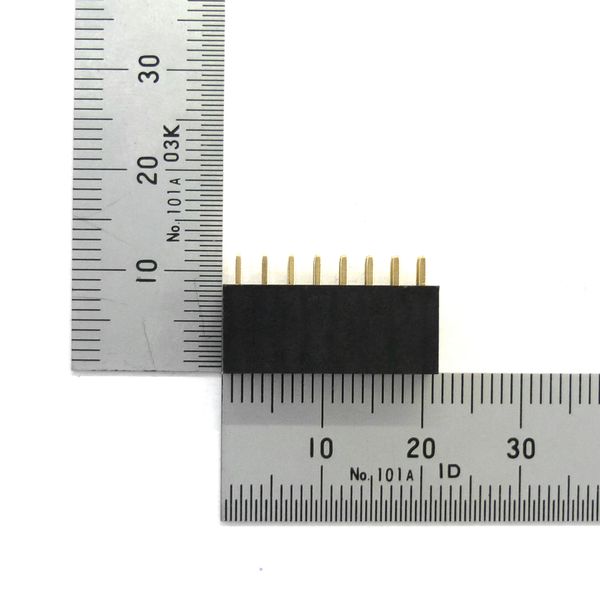 ピンソケット 16ピン[8ピン×2列] 2.54mmピッチ 基板用【GB-DPS-2516P】