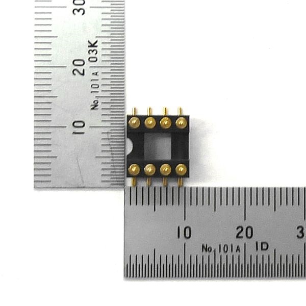 DIP連結ソケット 8ピン 2.54mmピッチ 表面実装用【GB-ICP-3ML8RS】