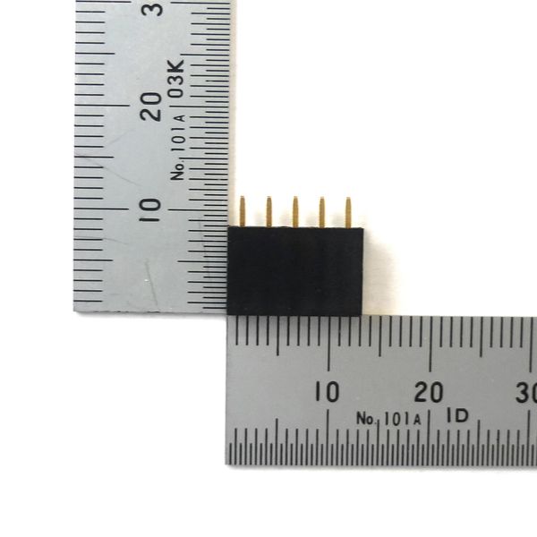ピンソケット [5ピン×1列] 2.54mmピッチ 基板用【GB-SPS-255P】