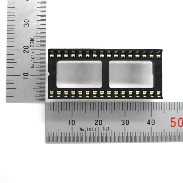 ICソケット 600MIL 32ピン 2.54mmピッチ 10個入り【GB-ICS-6ML32*10】