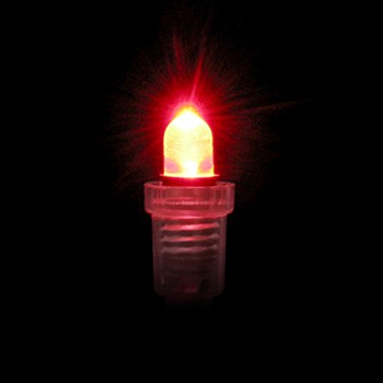 超高輝度電球形LED(赤色・8mm・12V用・2個入)【LK-8RD2-12V】