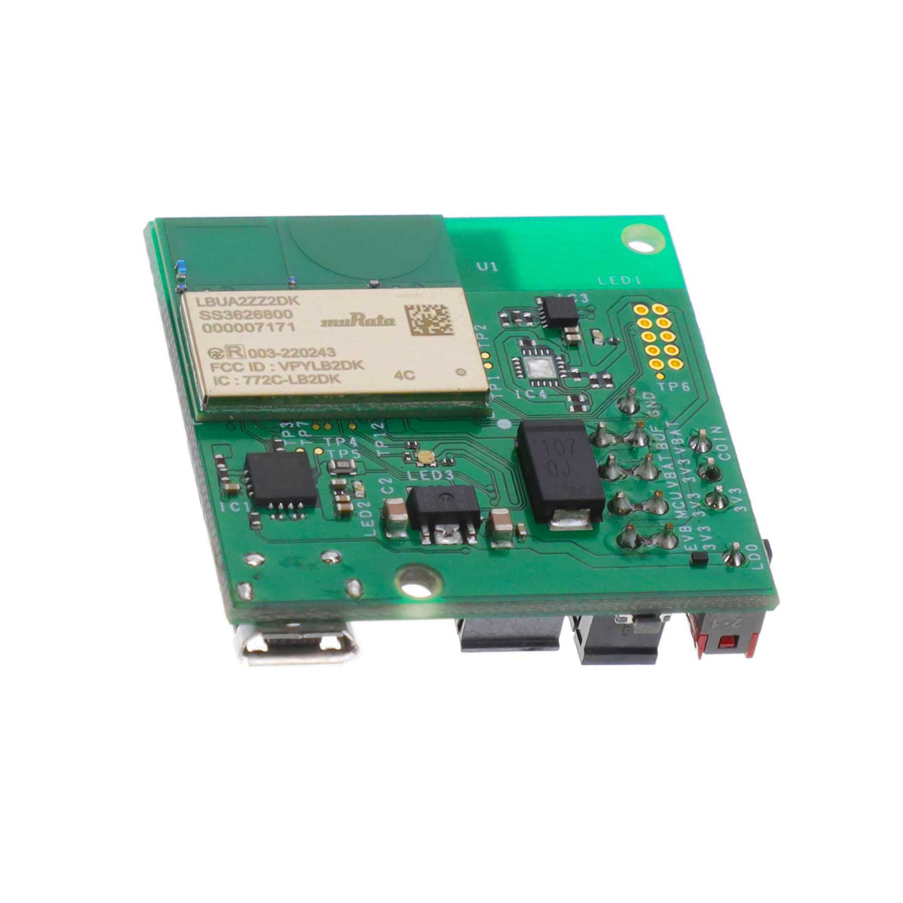 UWB＋Bluetooth LEコンボモジュール評価キット