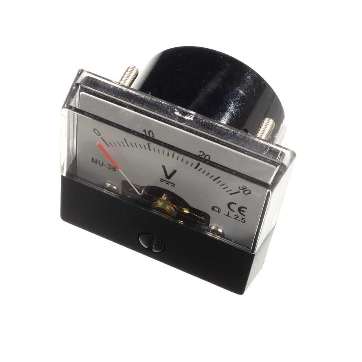 パネルメーター アナログ電圧計(DC30V)