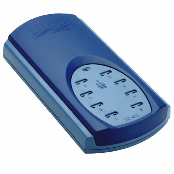 8チャンネル熱電対データロガー